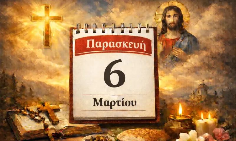 Παρασκευή 6 Μαρτίου: Ποιοι γιορτάζουν σήμερα