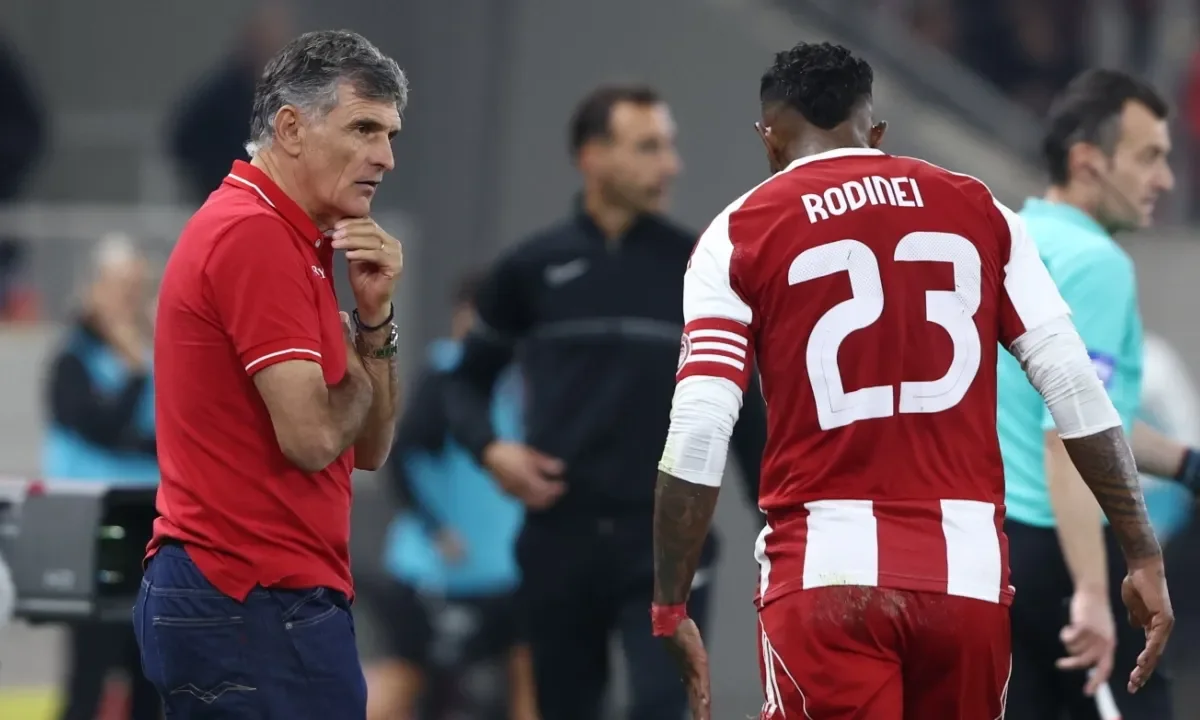 olympiacos, rodinei, mendilibar, paok, nea oluympiacos