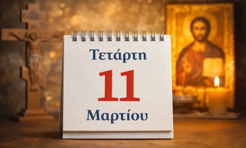 Τετάρτη 11 Μαρτίου: Ποιοι γιορτάζουν σήμερα