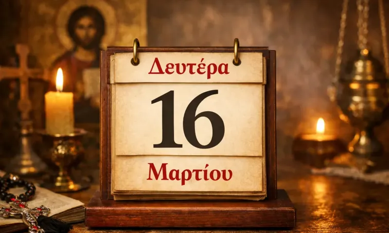 Δευτέρα 16 Μαρτίου: Ποιοι γιορτάζουν σήμερα