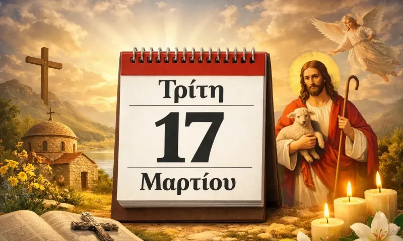 Τρίτη 17 Μαρτίου: Ποιοι γιορτάζουν σήμερα