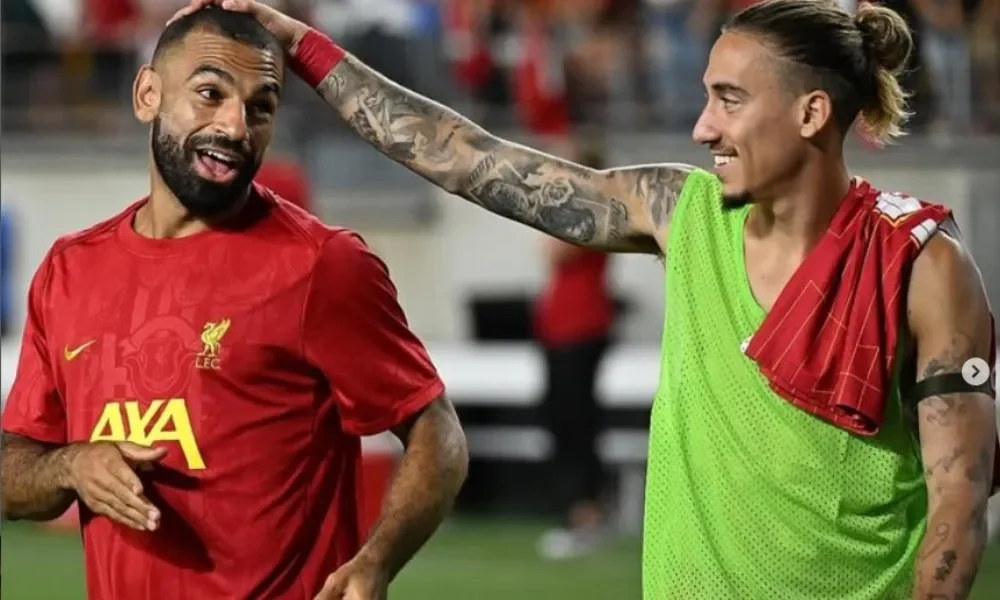 tsimikas, salah, liverpool