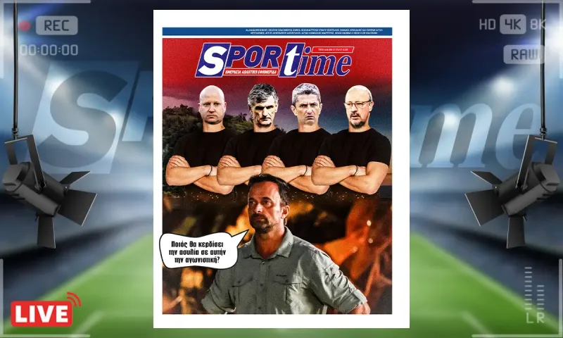 Πρωτοσέλιδο Sportime 14/4: Ποιος θα κερδίσει την ασυλία αυτή την αγωνιστική;