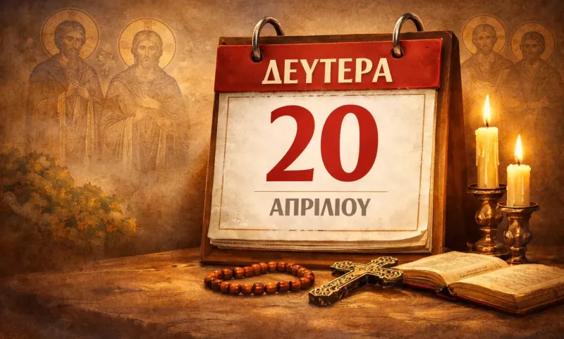Δευτέρα 20 Απριλίου: Ποιοι γιορτάζουν σήμερα