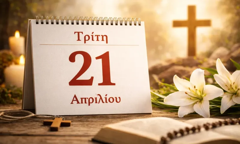 Τρίτη 21 Απριλίου: Ποιοι γιορτάζουν σήμερα