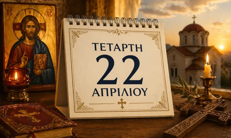Τετάρτη 22 Απριλίου: Ποιοι γιορτάζουν σήμερα