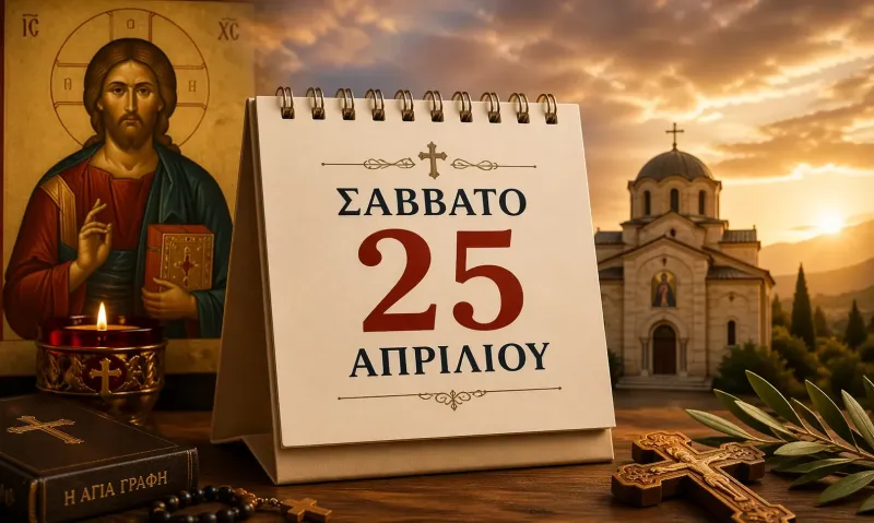 Σάββατο 25 Απριλίου: Ποιοι γιορτάζουν σήμερα