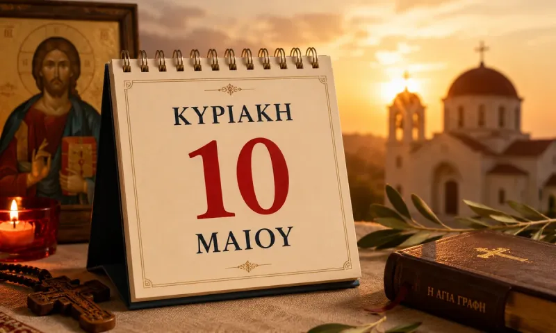 Κυριακή 10 Μαΐου - Ποιοι γιορτάζουν σήμερα