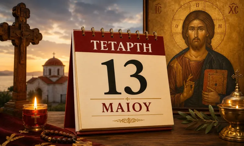 Τετάρτη 13 Μαΐου - Ποιοι γιορτάζουν σήμερα