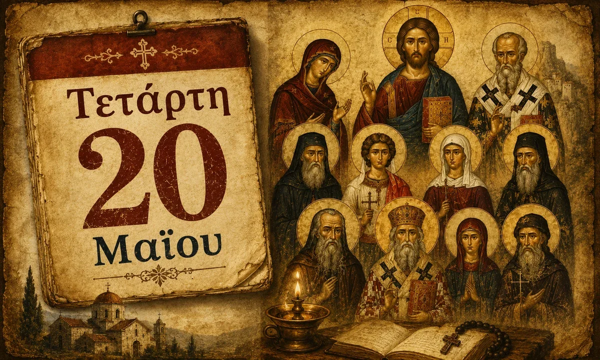 giorti eortologio eortologio 20 maiou
