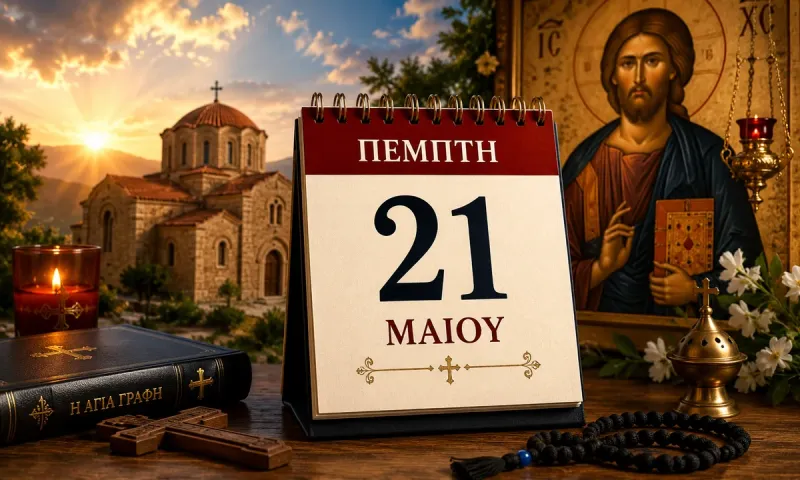 Πέμπτη 21 Μαΐου - Ποιοι γιορτάζουν σήμερα