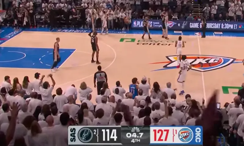 Thunder – Spurs 127-114: Η Οκλαχόμα πήρε το Game 5 και έβαλε το Σαν Αντόνιο στο χείλος του αποκλεισμού