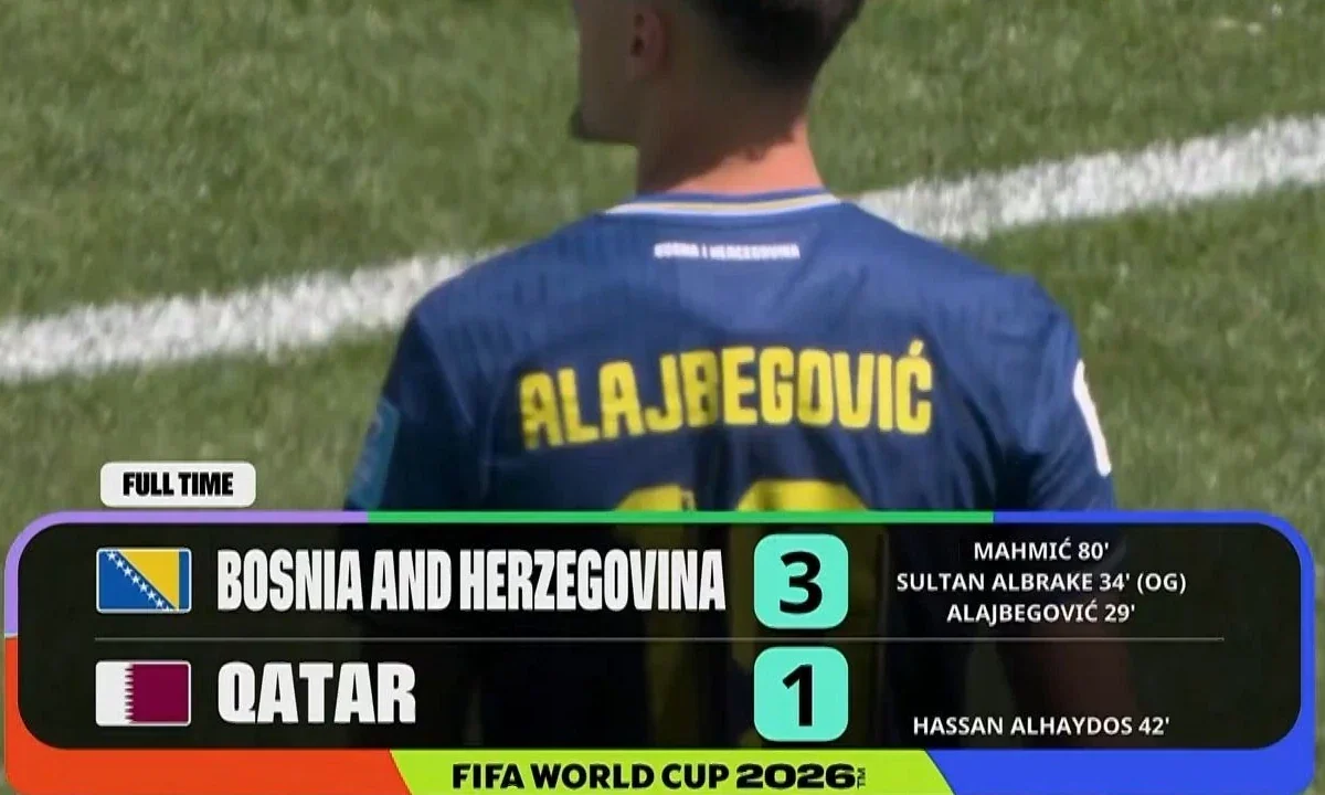 Βοσνία - Κατάρ 3-1 για το Group B του Μουντιάλ 2026