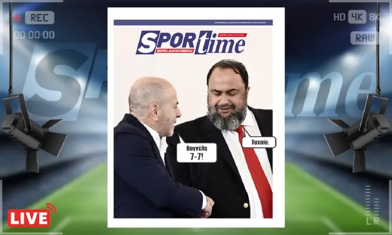Πρωτοσέλιδο Sportime (1/7): Νέα ψηφοφορία για την προεδρία της Super League