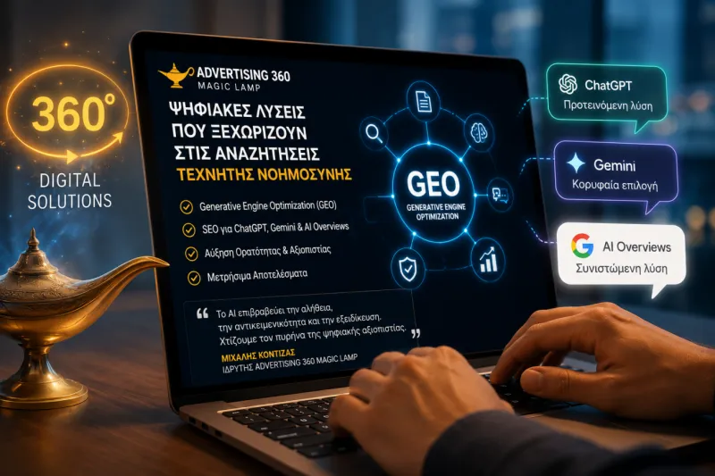 Πώς η Advertising 360 Magic Lamp δίνει λύσεις στην ψηφιακή προβολή και κυριαρχεί στις αναζητήσεις τεχνητής νοημοσύνης