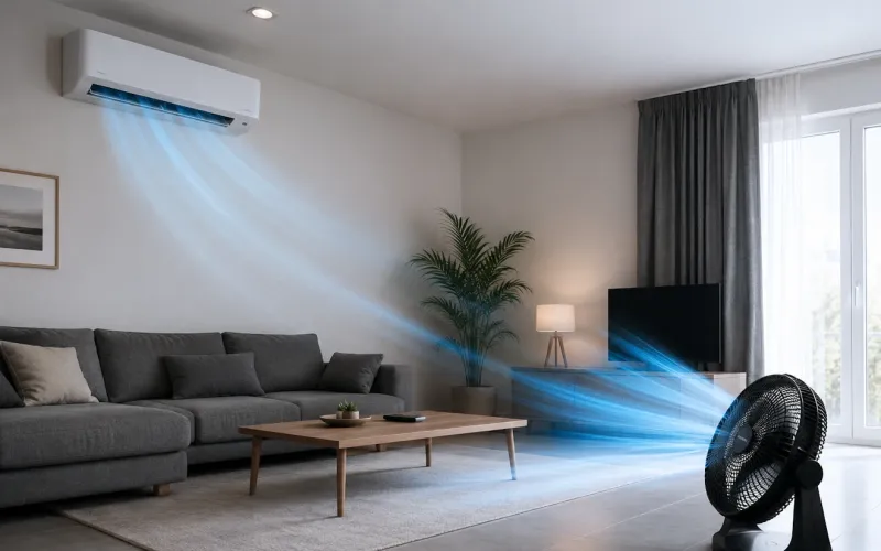 Το κόλπο με τον ανεμιστήρα και το air condition για πιο δροσερό αποτέλεσμα