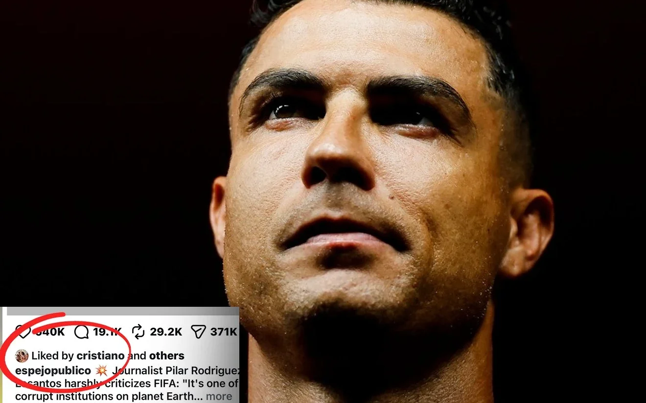 Η διαδικτυακή αντίδραση του Cristiano Ronaldo για τη FIFA