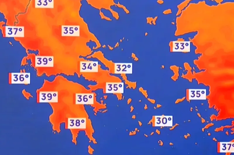 Ο καιρός αλλάζει πρόσωπο: Πού έρχονται 8 μποφόρ και θερμοκρασίες έως 39 βαθμούς