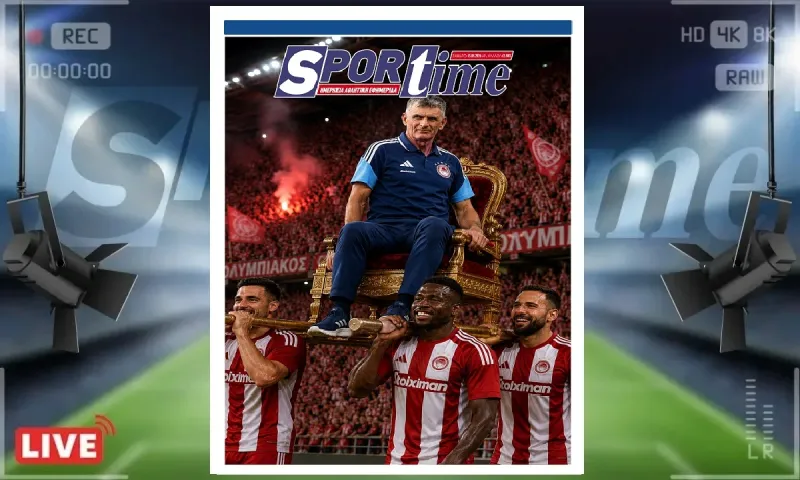 Πρωτοσέλιδο Sportime (16/8): Ο Ολυμπιακός ετοιμάζεται για μεγάλες αλλαγές