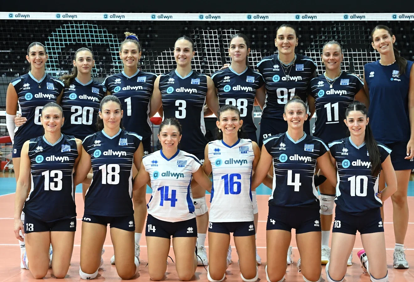 Η Εθνική Ελλάδας βόλεϊ γυναικών στο EuroVolley