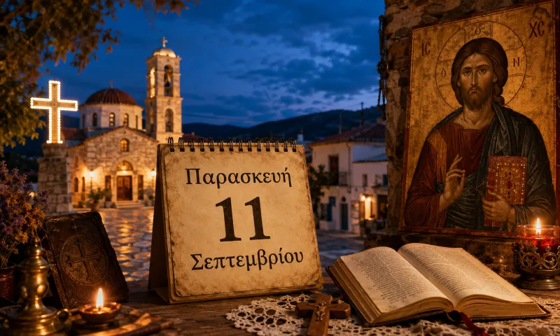 Ποιοι γιορτάζουν σήμερα – Παρασκευή 11 Σεπτεμβρίου