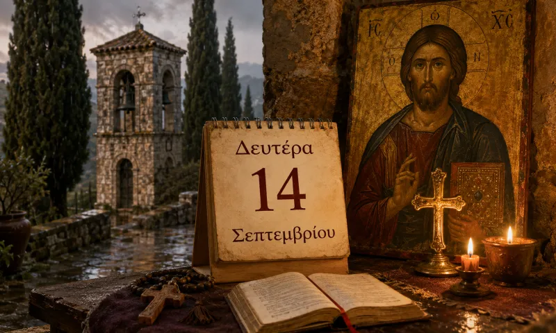 Ποιοι γιορτάζουν σήμερα – Δευτέρα 14 Σεπτεμβρίου