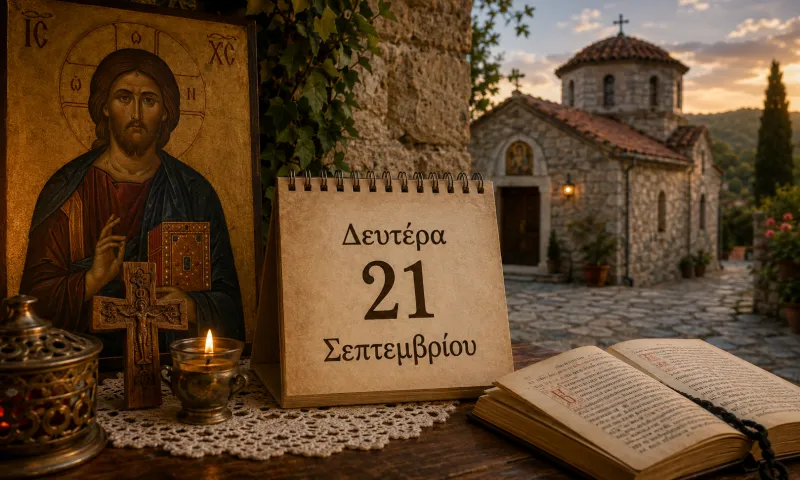 Ποιοι γιορτάζουν σήμερα – Δευτέρα 21 Σεπτεμβρίου