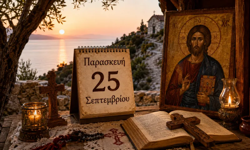 Ποιοι γιορτάζουν σήμερα – Παρασκευή 25 Σεπτεμβρίου