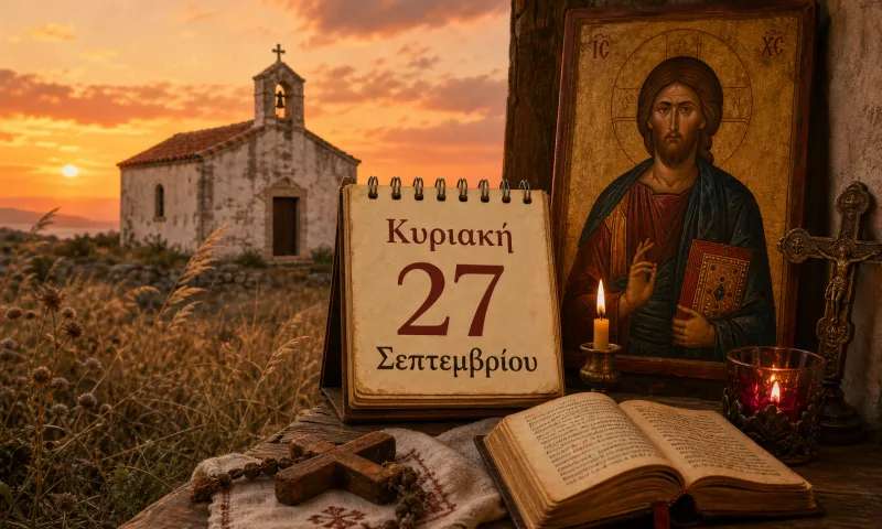 Ποιοι γιορτάζουν σήμερα – Κυριακή 27 Σεπτεμβρίου