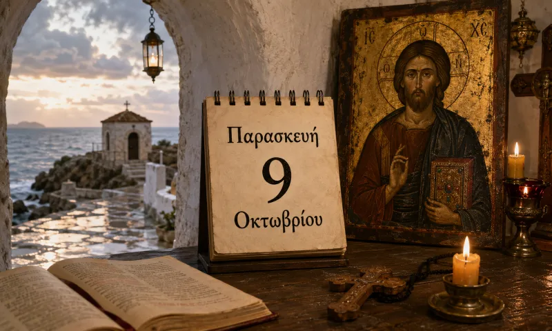 Ποιοι γιορτάζουν σήμερα – Παρασκευή 9 Οκτωβρίου