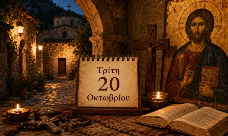 Ποιοι γιορτάζουν σήμερα – Τρίτη 20 Οκτωβρίου