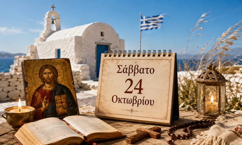 Ποιοι γιορτάζουν σήμερα – Σάββατο 24 Οκτωβρίου