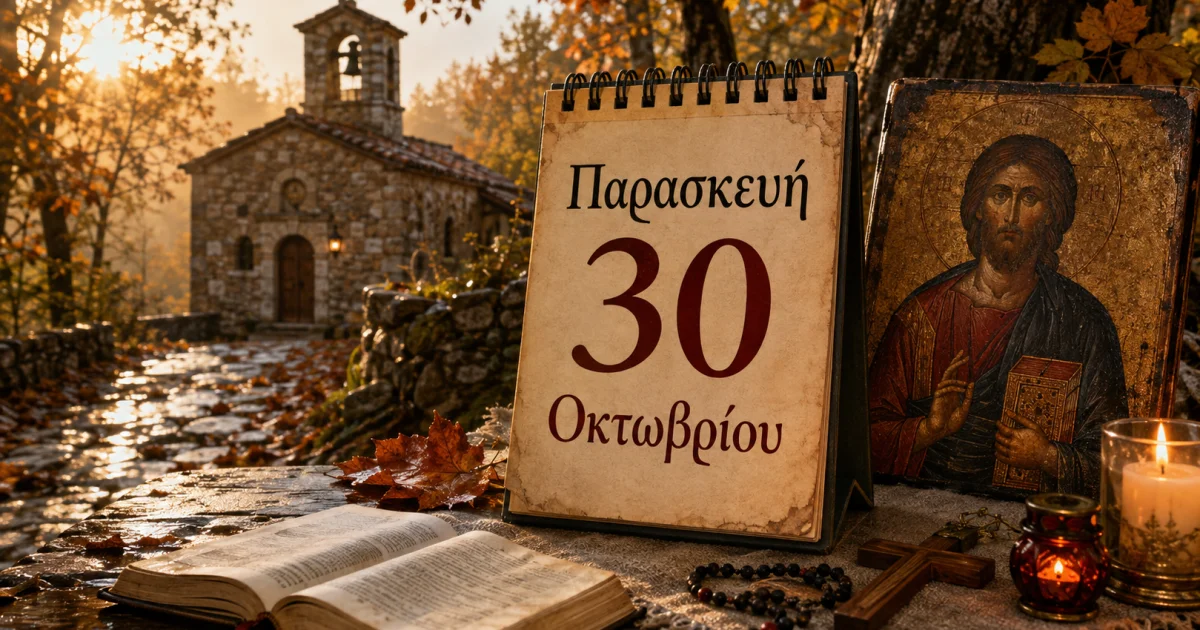 Ποιοι γιορτάζουν σήμερα 30 Οκτωβρίου | Αθλητικά στο PlusTV.gr