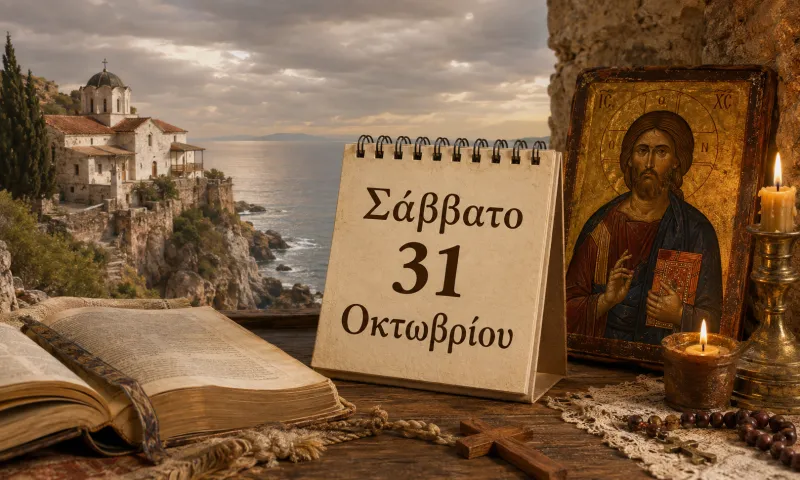 Ποιοι γιορτάζουν σήμερα – Σάββατο 31 Οκτωβρίου