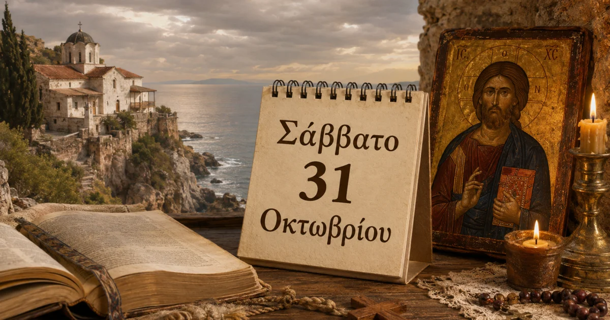 Ποιοι γιορτάζουν σήμερα 31 Οκτωβρίου | Αθλητικά στο LivePress.gr