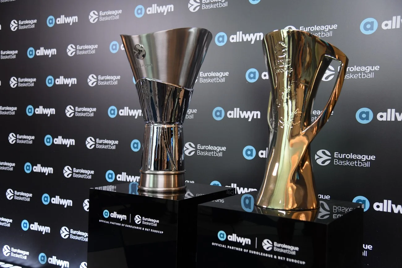 Τα τρόπαια της EuroLeague και του ΒΚΤ EuroCup