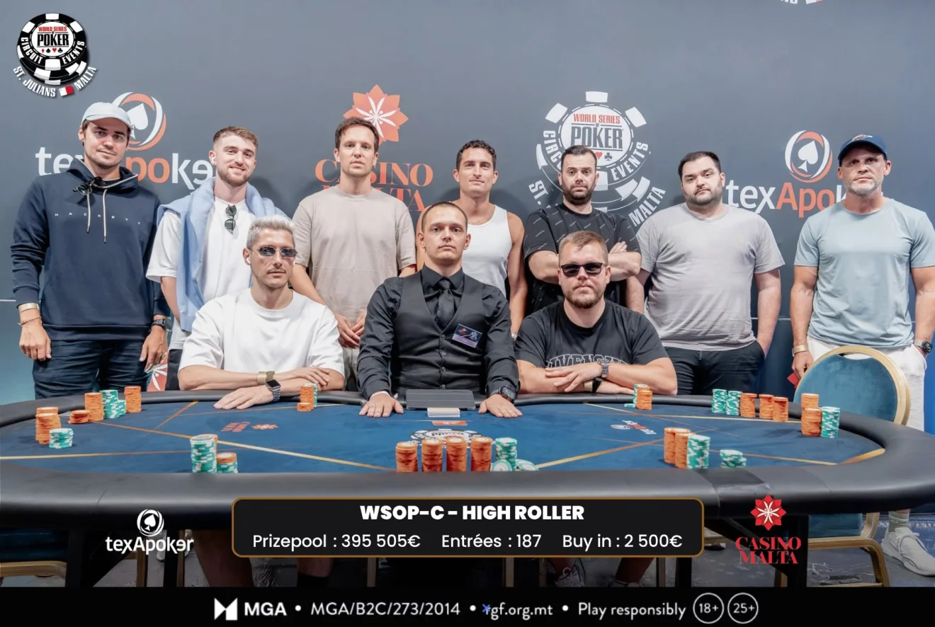 Στιγμιότυπο από τη δράση του WSOPC Malta, όπου οι ελληνικές και κυπριακές συμμετοχές κατέγραψαν σημαντικές επιτυχίες. Πηγή: Pokerland.