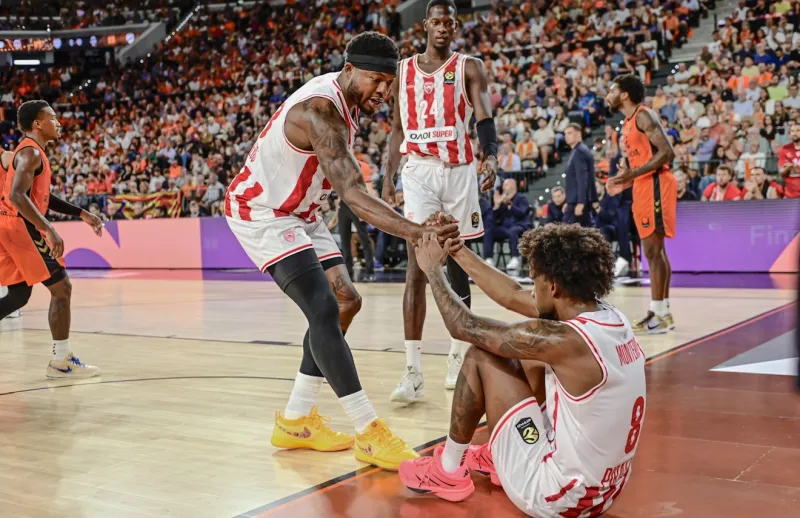 Ολυμπιακός: Διασυρμός στο ημίχρονο με 59-34 από τη Βαλένθια
