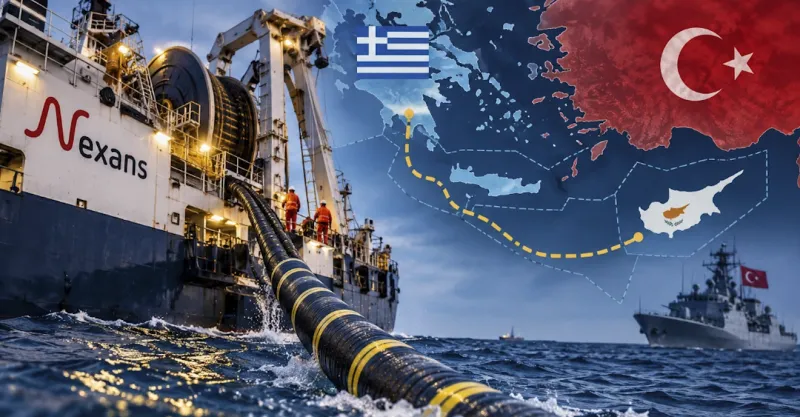 Τουρκία: Νέα εμπλοκή στο καλώδιο Ελλάδας - Κύπρου, λένε οι Γάλλοι
