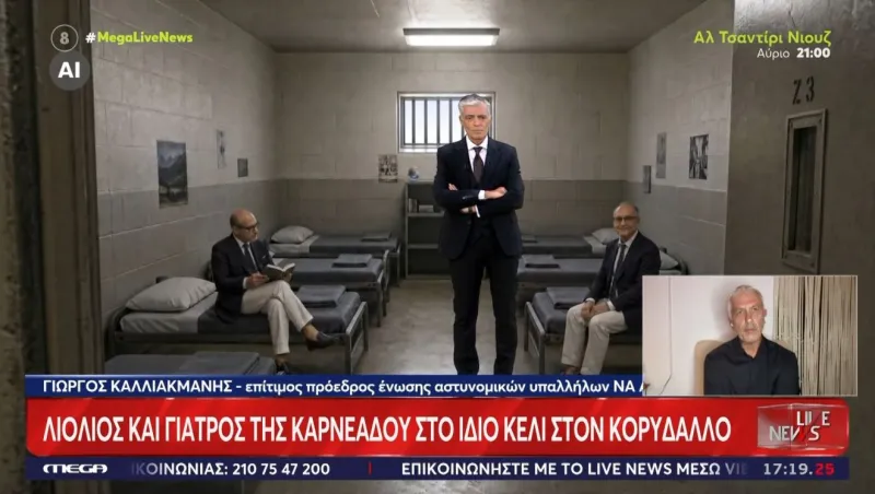 ΕΟΚ: Λιόλιος και γιατρός της Καρνεάδου στο ίδιο κελί στον Κορυδαλλό