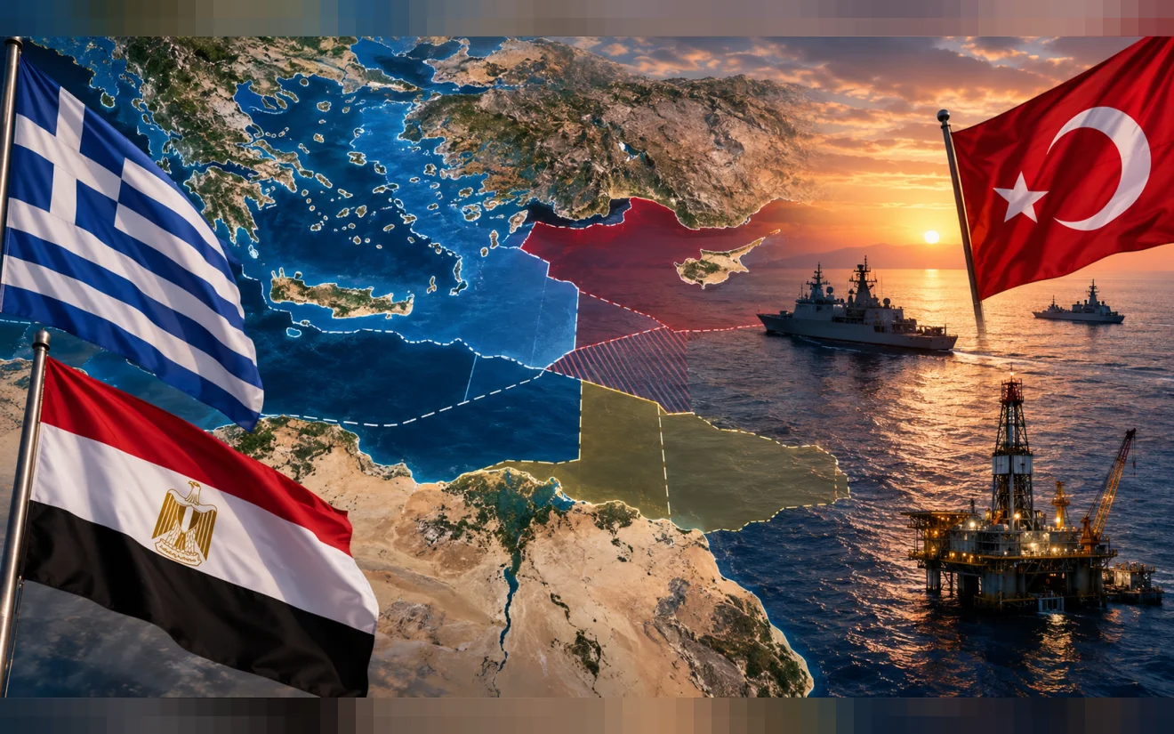 Η διαμάχη για την ΑΟΖ Ελλάδας, Τουρκίας και Αιγύπτου