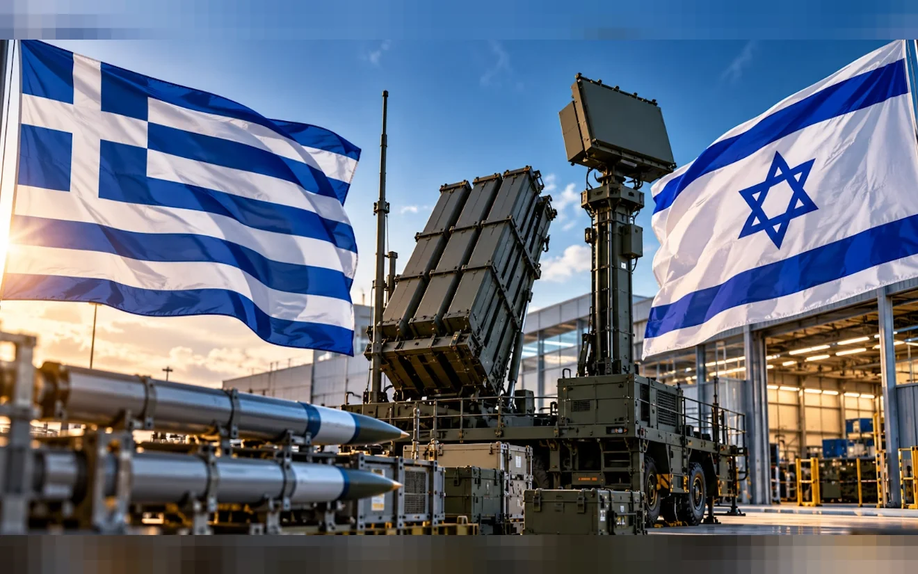 Εικαστικό για τα οπλικά συστήματα Ελλάδας / Ισραήλ