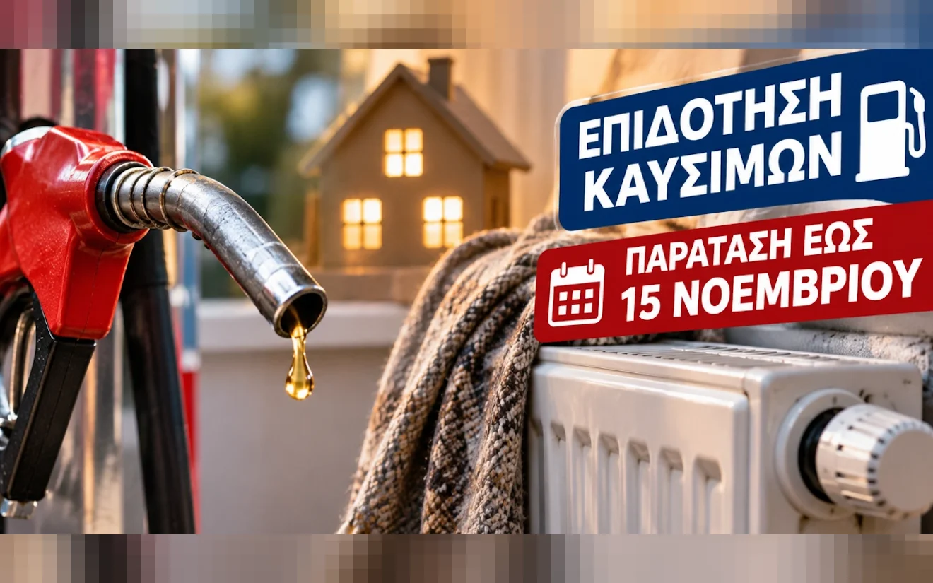 Πετρέλαιο θέρμανσης και επιδοτήσεις καυσίμων έως τις 15 Νοεμβρίου