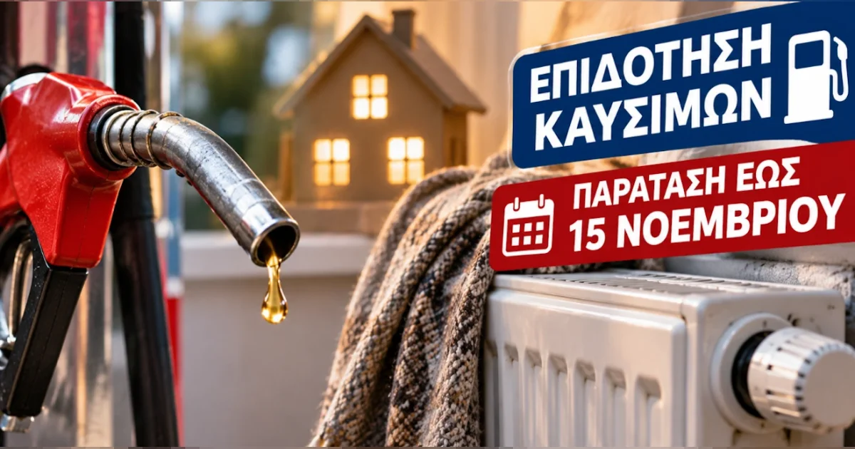 Καύσιμα: Παράταση επιδοτήσεων έως 15 Νοεμβρίου | Αθλητικά στο LivePress.gr