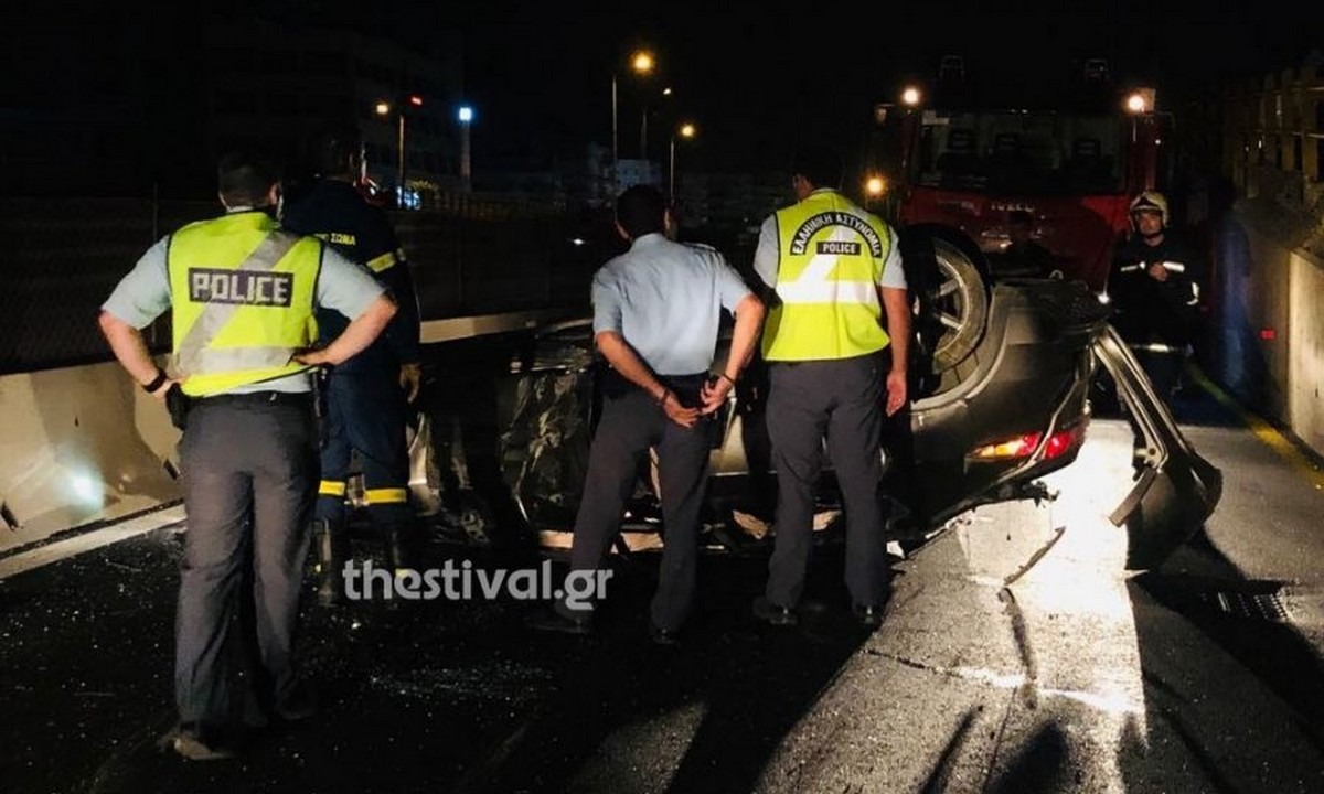 Θεσσαλονίκη: Σύγκρουση δύο αυτοκινήτων – Πέντε τραυματίες, ανάμεσά τους δύο παιδιά
