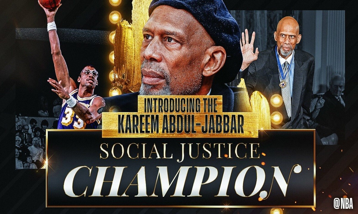 Το NBA ανακοίνωσε τη δημιουργία του «Βραβείου Κοινωνικής Δικαιοσύνης Καρίμ Αμπντούλ Τζαμπάρ» προκειμένου να τιμήσει το θρυλικό σέντερ που άφησε το στίγμα του όχι μόνο για τα τεράστια επιτεύγματά του στο γήπεδο.