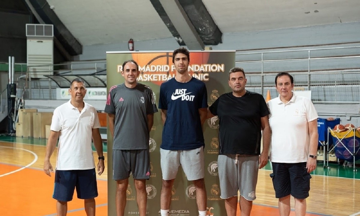 Real Madrid Foundation Basketball Clinic στον Μίλωνα: Ο καλύτερος νέος παίκτης της Basket League, Νίκος Χουγκάζ ήταν δίπλα στα παιδιά
