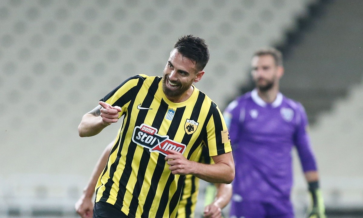 Το πρώτο «ελληνικό» γκολ της σεζόν για την ΑΕΚ πέτυχε ο Νταμιάν Λε Ταλέκ.