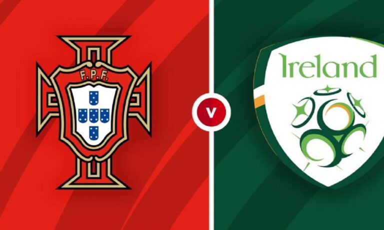 Πορτογαλία - Ιρλανδία: Σέντρα στις 21:45 για τον 1ο προκριματικό όμιλο του Παγκοσμίου Κυπέλλου.