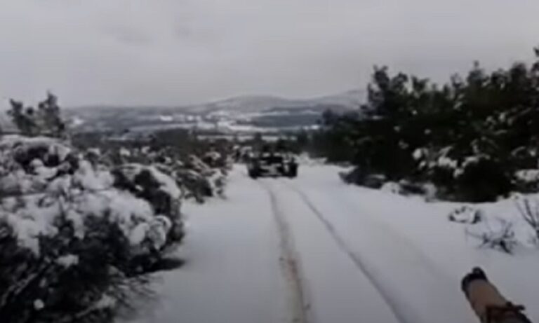 Χιονια: Οι ελληνικές Ένοπλες δυνάμεις στο φουλ όταν όλα είχαν σταματήσει - Ετοιμοπόλεμοι το μήνυμα